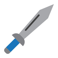 Sword Vector Flat Icon Design