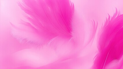 Fototapeta premium Stylish Pink Soft Feathers Background