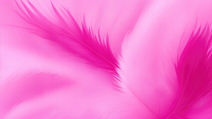 Obraz premium Stylish Pink Soft Feathers Background