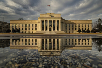 Fototapeta premium A dollar recession might prompt the U.S. government to revisit fiscal and monetary policies.