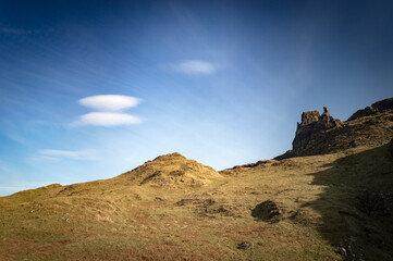 The Irish Mountains in Summer: :Binevenagh Mountain in County Derry, Northern Ireland, United Kingdom 