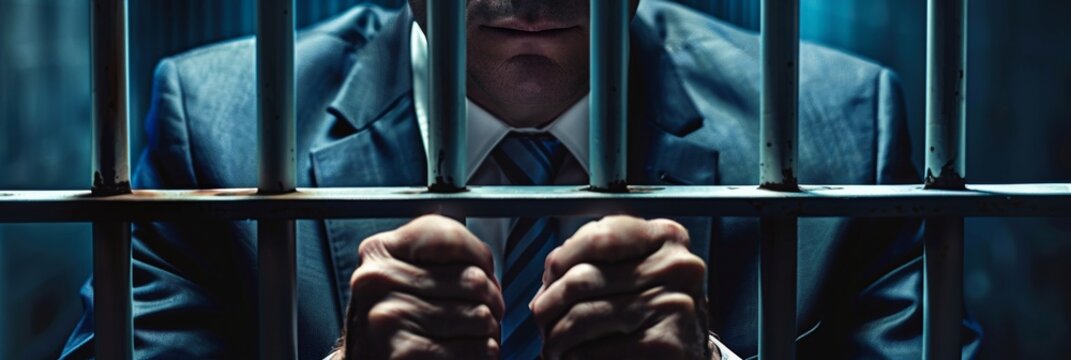 Tycoon or elected official locked up in cell