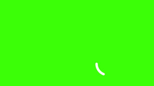 animated line wind icon windy weather icon line wind blows simple 4k looping green screen