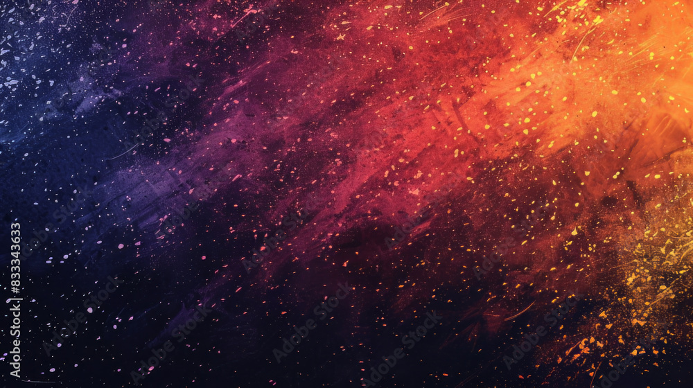 Poster abstract gradient background with grainy texture and warm colors