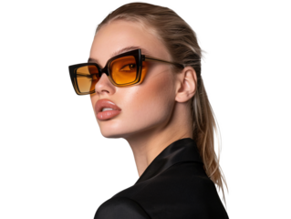 a woman wearing sunglasses