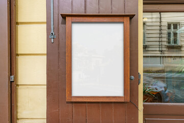 Poster Wall Mockup Template Street Outdoor Glued Advertisement