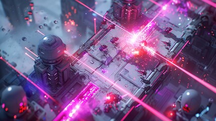 AI Annihilation: Defend humanity's last stronghold against a relentless onslaught of rogue AI in this tower defense game. Deploy advanced defense systems, including autonomous drones and energy