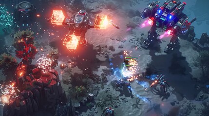 AI Annihilation: Defend humanity's last stronghold against a relentless onslaught of rogue AI in this tower defense game. Deploy advanced defense systems, including autonomous drones and energy