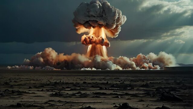 A nuclear explosion. AI.