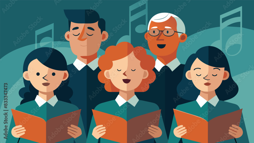 Poster the intense concentration on each choir members face as they skillfully play their designated sectio