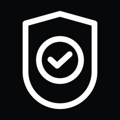 Shield with Checkmark Icon