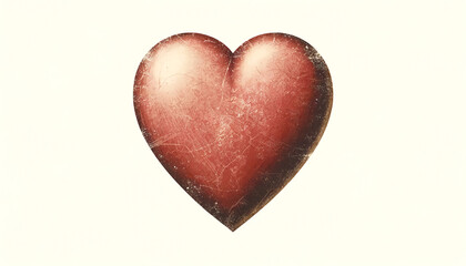 Fototapeta premium Heritage, Vintage, Old School, Classic, Retro, Antique Style heart, Background, paper, texture 