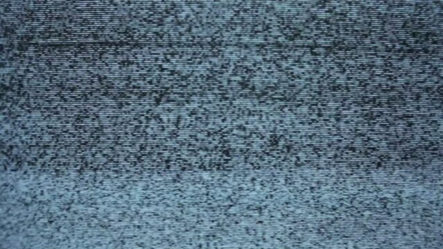 old television fuzz and glitch