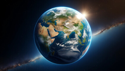 Earth in space