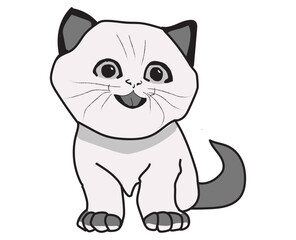 cat png vector art illustration 