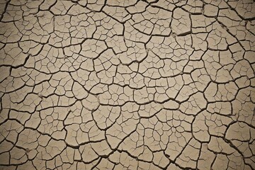 dry cracked soil