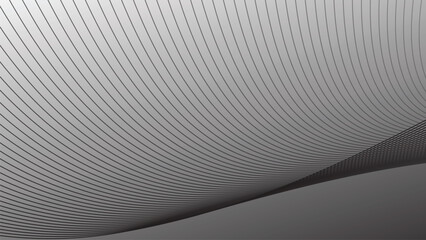 gray abstract background with curve line for backdrop or presentation