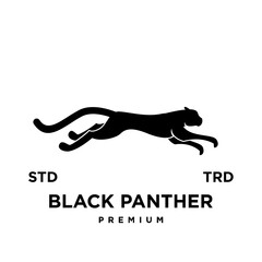 black phanter icon logo design vector illustration