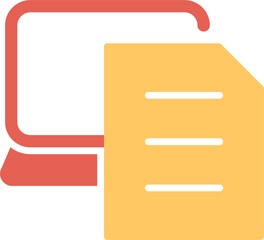 Obraz premium Document Vector Icon