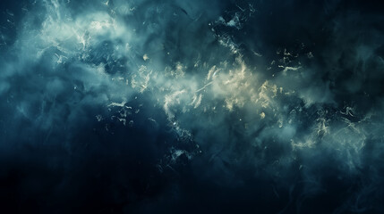 Ethereal cosmic smoke texture with blue tones.