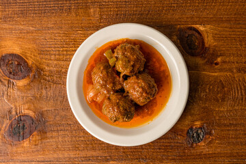 meatballs on a plate
