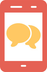 Double Message Bubble Vector Icon