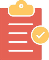 Booking Checklist Vector Icon