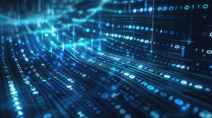 Fototapeta premium Computer technology-themed background