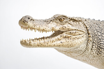 Obraz premium Close-up of a Crocodile's Open Mouth