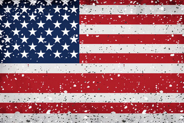 Fototapeta premium Sophisticated matte finish in patriotic colors for an American-themed header.