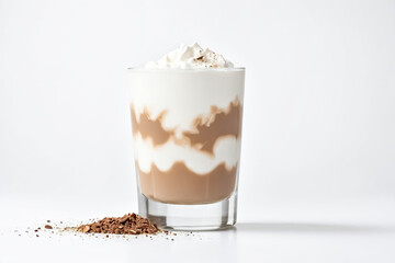 Chocolate Milkshake with Whipped Cream and Chocolate Sprinkles