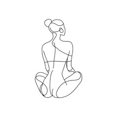girl body line art