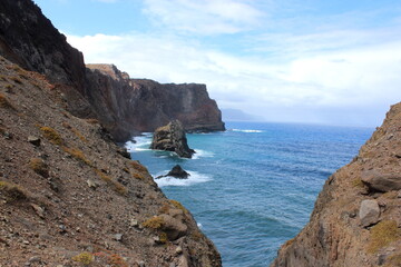 Fototapeta premium Madeira Landschaft, Ponta de São Lourenço, Madeira Island Portugal