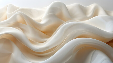 Obraz premium An abstract background featuring smooth, flowing curves in a monochromatic palette. Use varying shades of a single color to create depth and a sense of continuous motion.