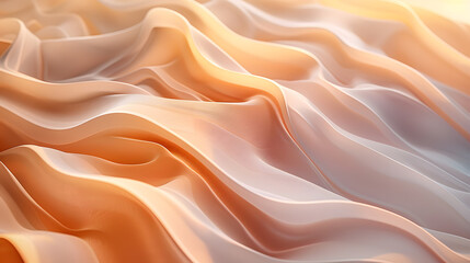 Fototapeta premium An abstract background featuring smooth, flowing curves in a monochromatic palette. Use varying shades of a single color to create depth and a sense of continuous motion.