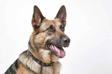 German Shepherd Dog with Tongue Out