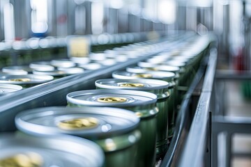 Pristine Packaging: A Glimpse Inside Our Clean Light Tinned Food Production Line.
