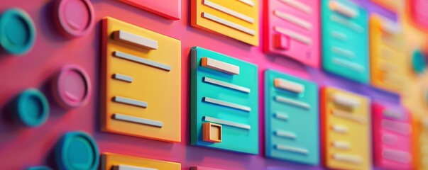 Task Assignment Icons of checklists or task boards with assigned tasks, symbolizing task management