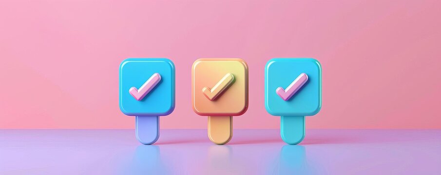 Task Assignment Icons of checklists or task boards with assigned tasks, symbolizing task management