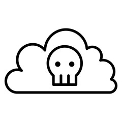 Air pollution icon