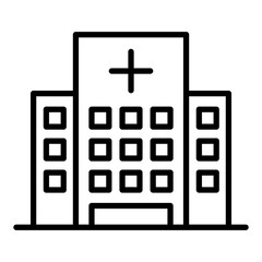 Fototapeta premium Hospital icon