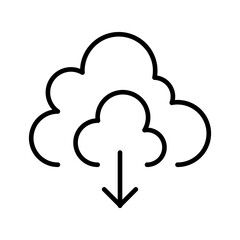 Cloud computing icon