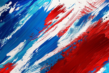 Brush strokes in patriotic colors for a Memorial Day header/footer background.