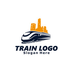 Train Logo Template Design Illustration