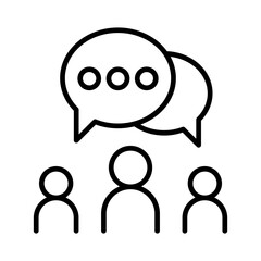 Obraz premium Talking icon