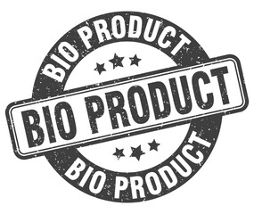 bio product stamp. bio product label. round grunge sign