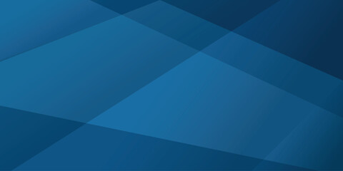 Obraz premium Modern dark blue abstract banner background with geometric shape layers overlapping. Vector illustration