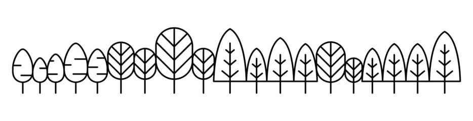 Forest graphic background