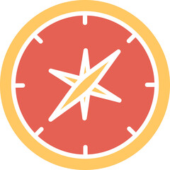 Obraz premium Compass II Vector Icon