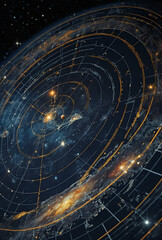spiral galaxy in space